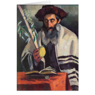 Sukkot - Malerei von Paula Gans - unterzeichnet 19