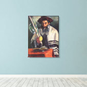 Sukkot - Malerei von Paula Gans - unterzeichnet 19 Leinwanddruck (Insitu (Holzboden))