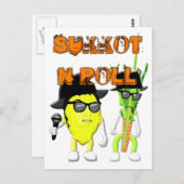 SUkkOT N ROLL Postkarte (Vorne/Hinten)
