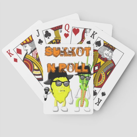 SUkkOT N ROLL Spielkarten (Rückseite)
