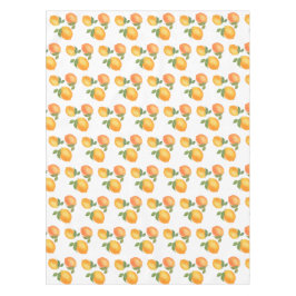 Sukkot-orange-gelbe Zitronenmuster Tischdecke