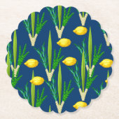 Sukkot Paper Untersetzer - Judaika - Geschirr (Vorderseite)