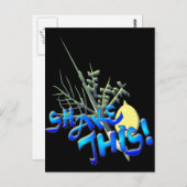 Sukkot Postkarte (Vorne/Hinten)