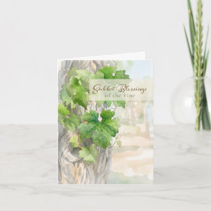 Sukkot-Segen des Weinstocks Karte