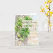 Sukkot-Segen des Weinstocks Karte (Gelbe Blume)