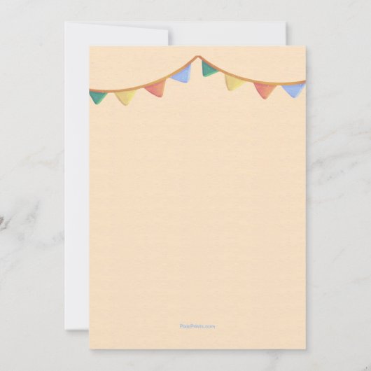 Sukkot Table Grußkarte (Rückseite)