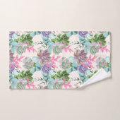 Sukkuläre Blume Badhandtuch Set (Handtuch)