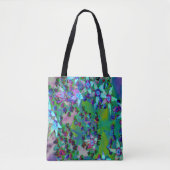 Sukkuläre Blume des Wassers, Lila und blau Tasche (Vorderseite)