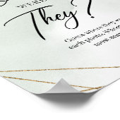 Sukkuläre Blume Eukalyptus Wo waren sie? Poster (Ecke)