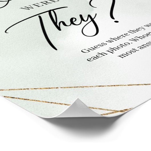 Sukkuläre Blume Eukalyptus Wo waren sie? Poster (Ecke)