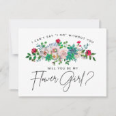 Sukkuläre Blumenkarte Einladung (Vorderseite)