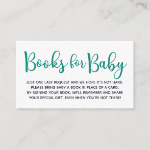 Sukkuläre Bücher für Babyverpackungskarte Begleitkarte