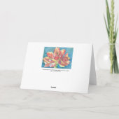 Sukkuläre Graptosedum-Aquarellkarte Karte (Rückseite)