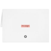 Sukkuläre Grußkarte (Rückseite Horizontal)