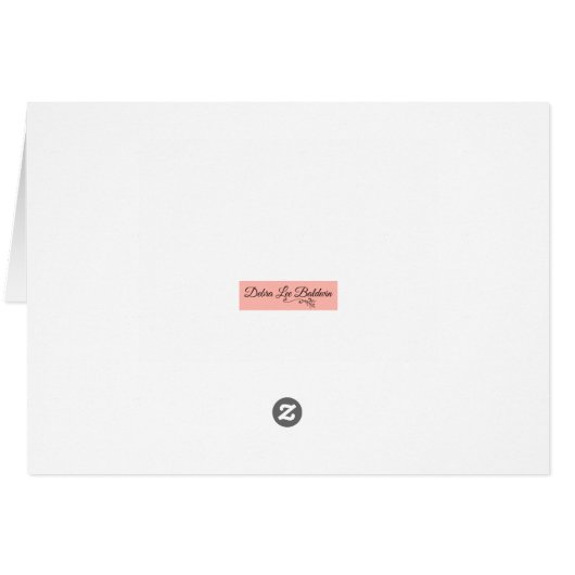 Sukkuläre Grußkarte (Rückseite Horizontal)