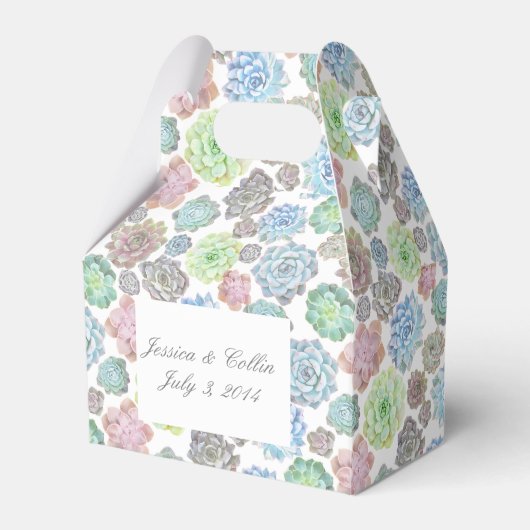 Sukkuläre Günstige Box Geschenkschachtel (Vorderseite)