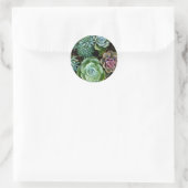 Sukkuläre Liebe Runder Aufkleber (Tasche)