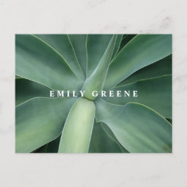 Sukkuläre Notecards Postkarte