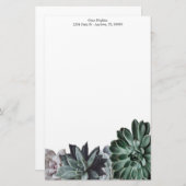 Sukkuläre Personalisierte Geschichten Briefpapier (Vorne/Hinten)