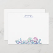 Sukkuläre Personalisierte Magensonde Mitteilungskarte (Vorne/Hinten)