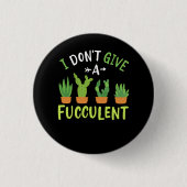 Sukkuläre Pflanze Button (Vorderseite)