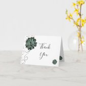 Sukkuläre Pflanze Danke Karte (Gelbe Blume)