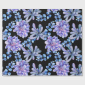 Sukkuläre Pflanze Geschenkpapier (Flach)