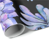 Sukkuläre Pflanze Geschenkpapier (Rolleneckpunkt)