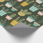 Sukkuläre Pflanze Geschenkpapier (Ecke)