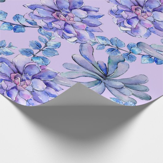 Sukkuläre Pflanze Geschenkpapier (Ecke)