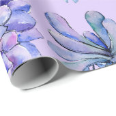 Sukkuläre Pflanze Geschenkpapier (Rolleneckpunkt)