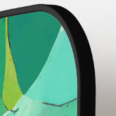 Sukkuläre Pflanze in grün und gelb Pickleball Schläger (Linke Seite)