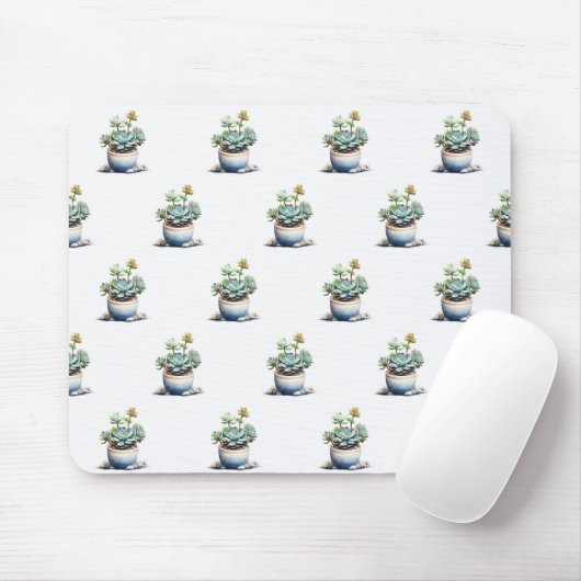 Sukkuläre Pflanze in Pocken Mousepad (Mit Mouse)