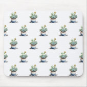 Sukkuläre Pflanze in Pocken Mousepad (Vorne)