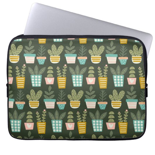 Sukkuläre Pflanze Laptopschutzhülle (Vorderseite)