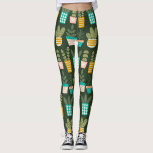 Sukkuläre Pflanze Leggings