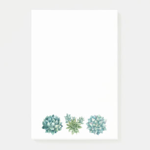 Sukkuläre Pflanze Post-it Klebezettel