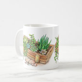 Sukkuläre Planterbox Kaffeetasse (Vorderseite Links)