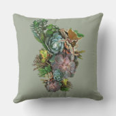 Sukkuläre Regenfälle Kissen (Rückseite)