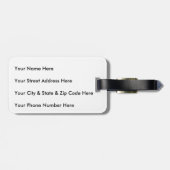 Sukkuläre Schließung Gepäckanhänger (Rückseite horizontal)