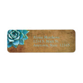 Sukkuläre Wasserfarbe Rustikale Braun (Vorne)