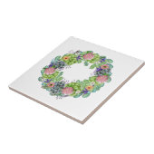 Sukkulärer Blumenstrauß Fliese (Seite)