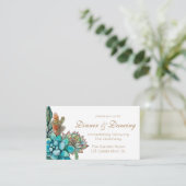 Sukkulärer Empfang Begleitkarte (Stehend Vorderseite)