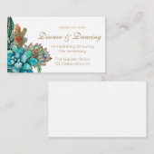 Sukkulärer Empfang Begleitkarte (Vorne/Hinten)