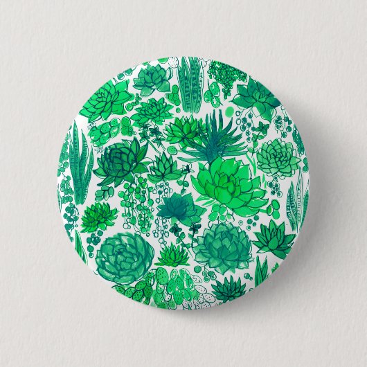 Sukkulärer Garten Button (Vorderseite)