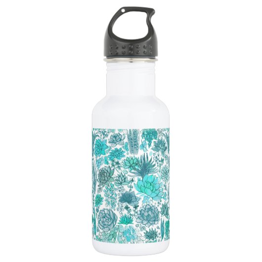Sukkulärer Garten Edelstahlflasche (Vorderseite)