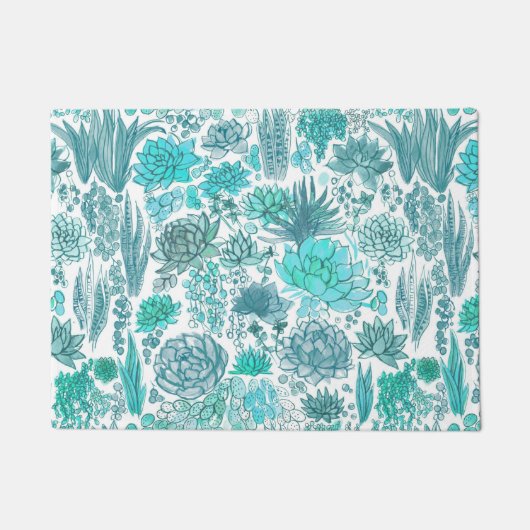 Sukkulärer Garten Fußmatte (Vorderseite)