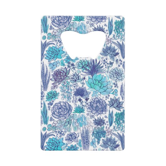 Sukkulärer Garten Geldbeutel Flaschenöffner (Vorderseite)