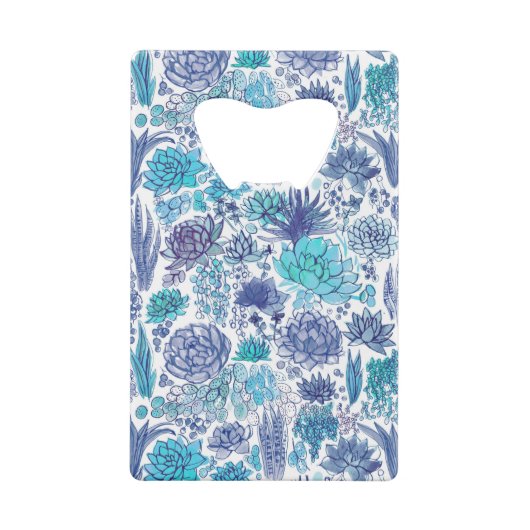 Sukkulärer Garten Geldbeutel Flaschenöffner (Rückseite)