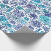 Sukkulärer Garten Geschenkpapier (Ecke)